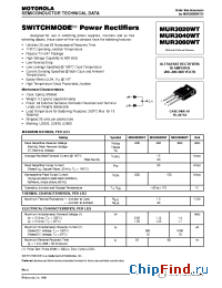 Datasheet MUR3020WT manufacturer Motorola