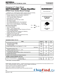 Datasheet MURHB840CT manufacturer Motorola