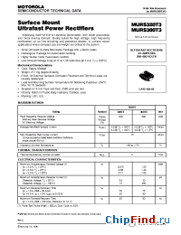 Datasheet MURS320T3 manufacturer Motorola