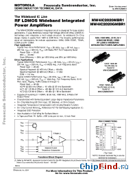 Datasheet MW4IC2020GMBR1 manufacturer Motorola