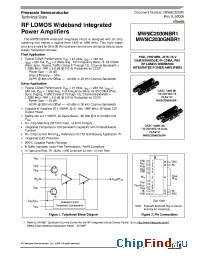 Datasheet MW5IC2030N manufacturer Motorola