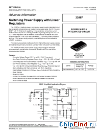 Datasheet PC33997DW manufacturer Motorola