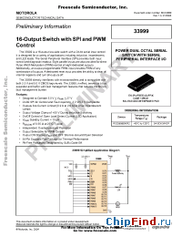 Datasheet PC33999EK производства Motorola