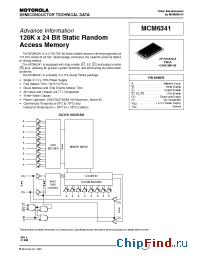 Datasheet SCM6341ZP12A manufacturer Motorola