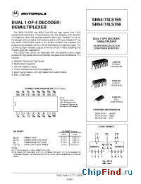 Datasheet SN54LS155 manufacturer Motorola