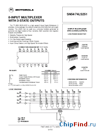 Datasheet SN74LS251DW manufacturer Motorola