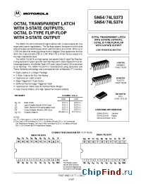 Datasheet SN74LS373N manufacturer Motorola