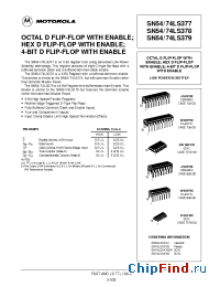 Datasheet SN74LS379D manufacturer Motorola