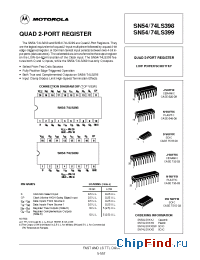 Datasheet SN74LS398D manufacturer Motorola