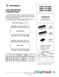 Datasheet SN74LS682N manufacturer Motorola