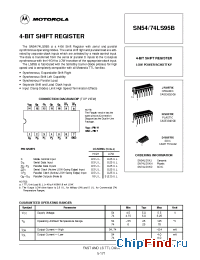 Datasheet SN74LS95D manufacturer Motorola