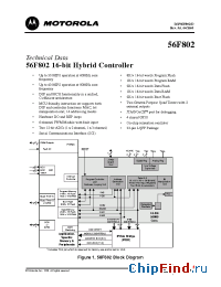 Datasheet SPAK56F802TA80 manufacturer Motorola