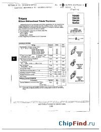 Datasheet T6400B manufacturer Motorola