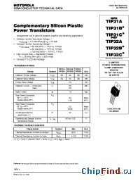 Datasheet TIP32B manufacturer Motorola