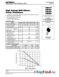 Datasheet TIP48 manufacturer Motorola