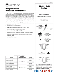 Datasheet TL431 manufacturer Motorola