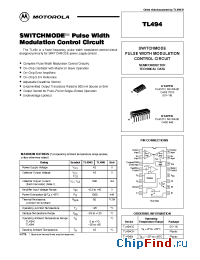 Datasheet TL494 manufacturer Motorola