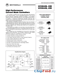 Datasheet UC284XBN manufacturer Motorola