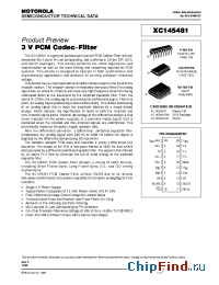 Datasheet XC145481 производства Motorola
