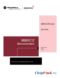 Datasheet XC912BC32CFU8R2 производства Motorola