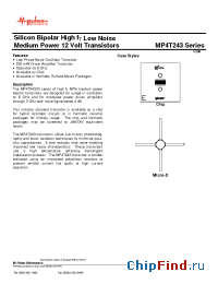 Datasheet MP4T243 manufacturer M-pulse