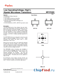 Datasheet MP4T636539 manufacturer M-pulse