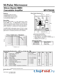 Datasheet MP4TD0300G manufacturer M-pulse