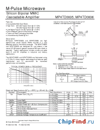 Datasheet MP4TD0835 manufacturer M-pulse