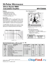 Datasheet MP4TD0900W manufacturer M-pulse