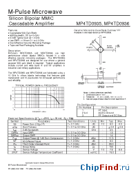 Datasheet MP4TD0936T manufacturer M-pulse
