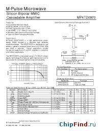 Datasheet MP4TD0970T manufacturer M-pulse