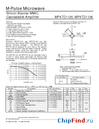 Datasheet MP4TD1136 manufacturer M-pulse