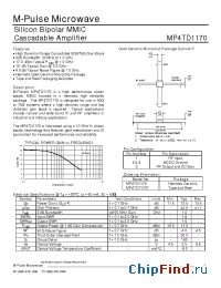 Datasheet MP4TD1170T manufacturer M-pulse