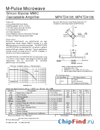 Datasheet MP4TD4135 manufacturer M-pulse