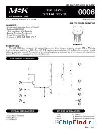 Datasheet 5962-8761701X manufacturer M.S. Kennedy