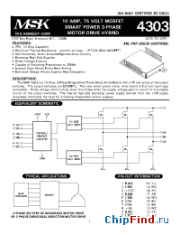 Datasheet MSK4303HU manufacturer M.S. Kennedy