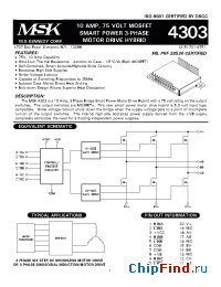 Datasheet MSK4304U производства M.S. Kennedy