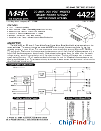 Datasheet MSK4422S производства M.S. Kennedy