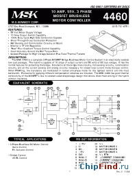 Datasheet MSK4460U производства M.S. Kennedy