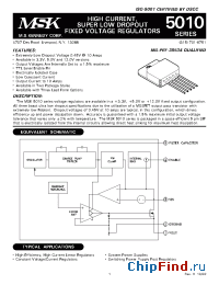 Datasheet MSK5010-3.3HTU manufacturer M.S. Kennedy