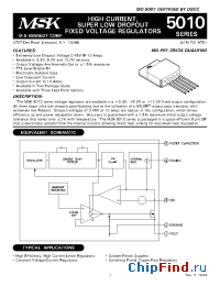 Datasheet MSK5010-5ETD производства M.S. Kennedy