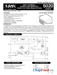 Datasheet MSK5020-12.0B manufacturer M.S. Kennedy
