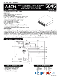 Datasheet MSK5045-2.5EG производства M.S. Kennedy