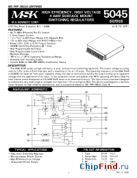 Datasheet MSK5045-5.0G manufacturer M.S. Kennedy