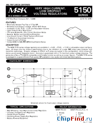 Datasheet MSK5150-12HZS manufacturer M.S. Kennedy