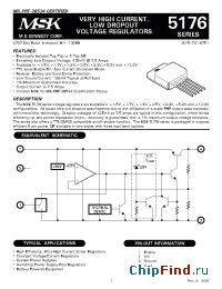 Datasheet MSK5176-12ETD manufacturer M.S. Kennedy
