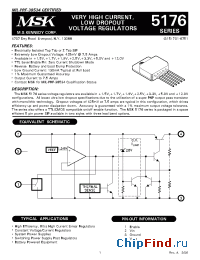 Datasheet MSK5176-12HZU manufacturer M.S. Kennedy