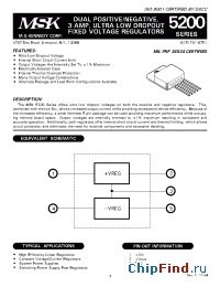 Datasheet MSK5200-EZD manufacturer M.S. Kennedy