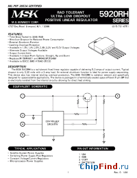 Datasheet MSK5920-1.5ERHD manufacturer M.S. Kennedy