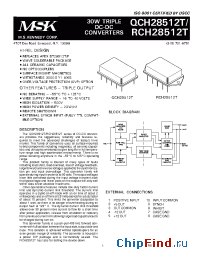 Datasheet QCH28512TE manufacturer M.S. Kennedy